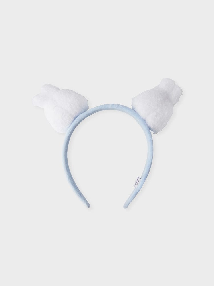 bunini plush hairband (WHITE)