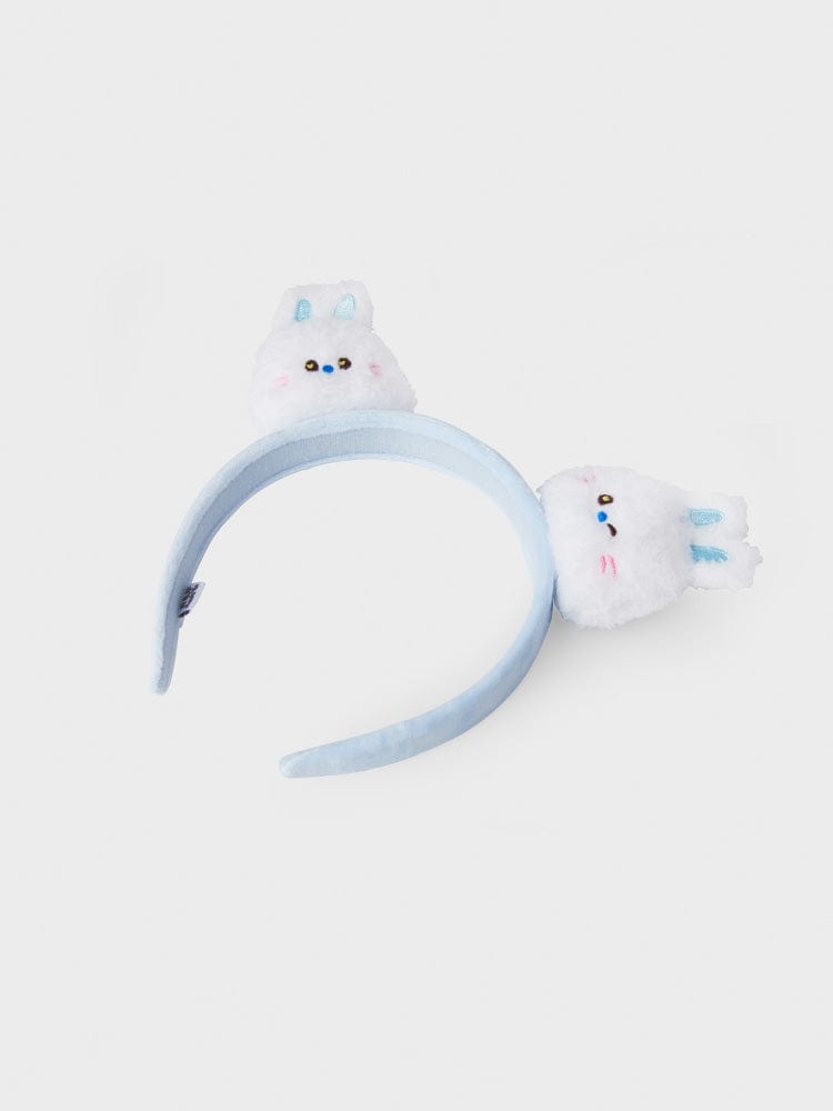 bunini plush hairband (WHITE)