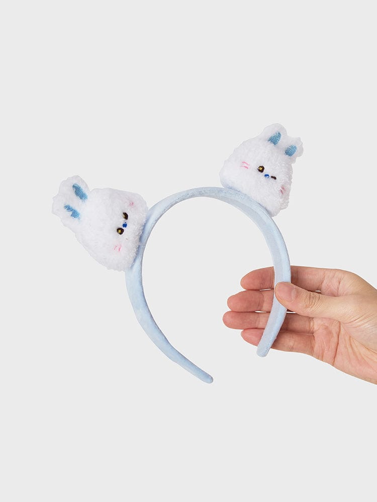 bunini plush hairband (WHITE)