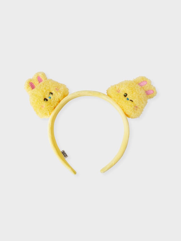 bunini plush hairband (YELLOW)
