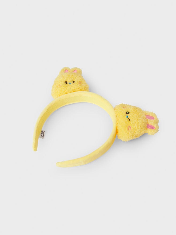 bunini plush hairband (YELLOW)