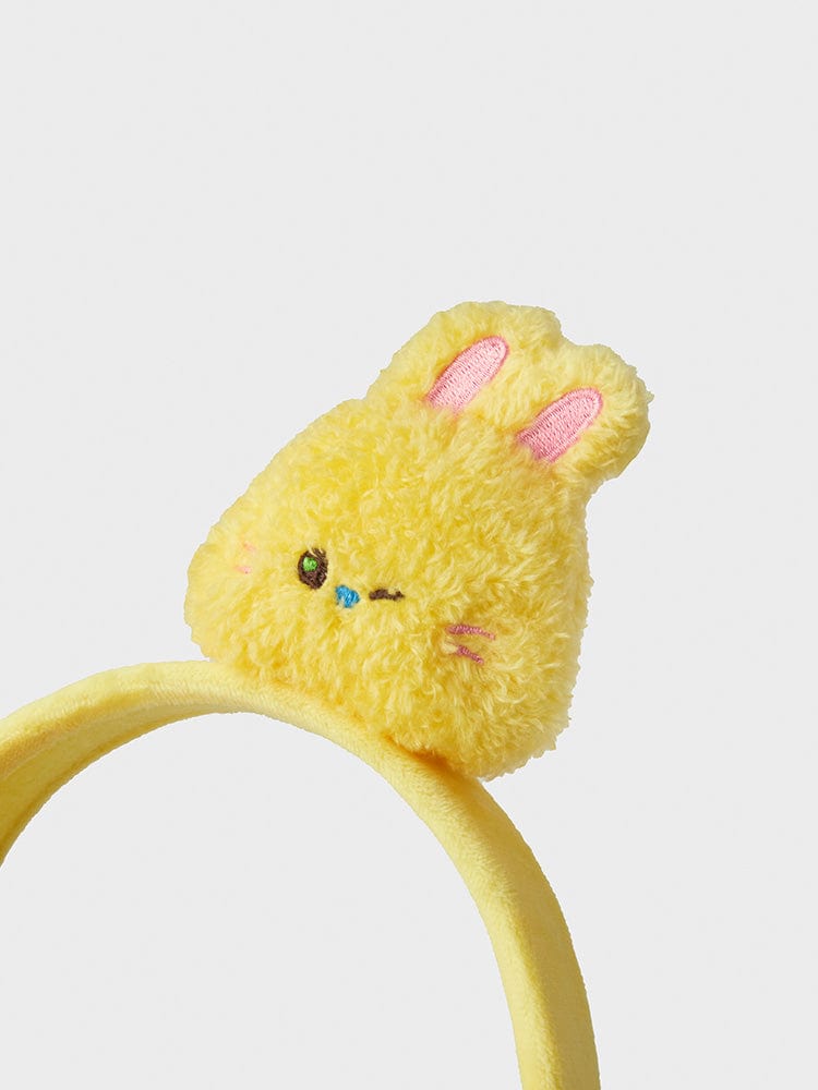 bunini plush hairband (YELLOW)