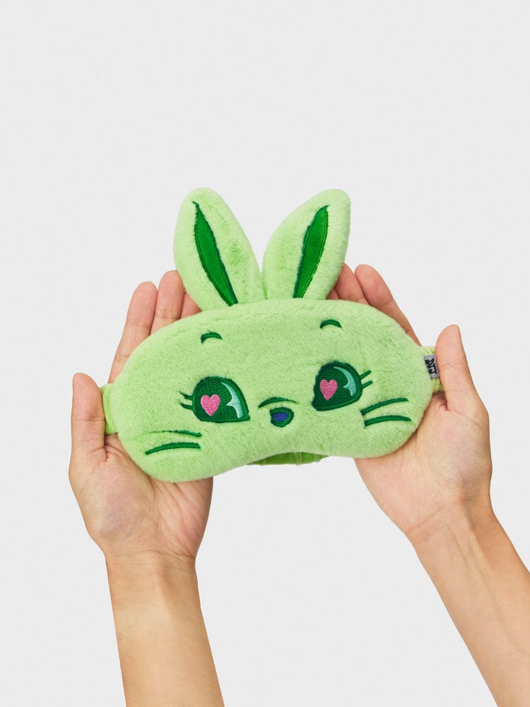TOKKI Plush Sleeping Eye patch (GREEN)