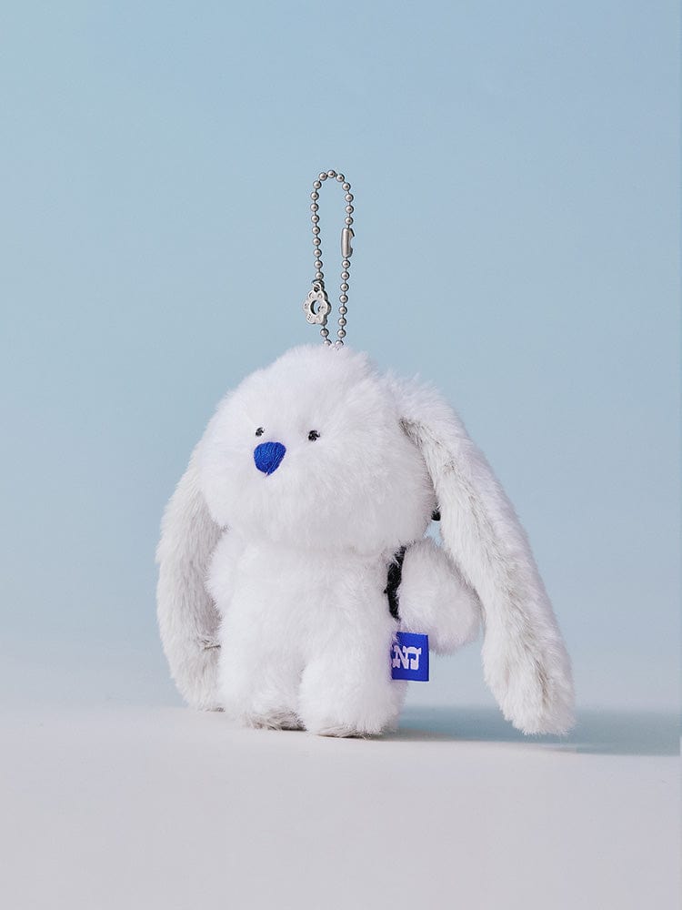 NJX Collet Bunny Flush Keyring (WHITE)