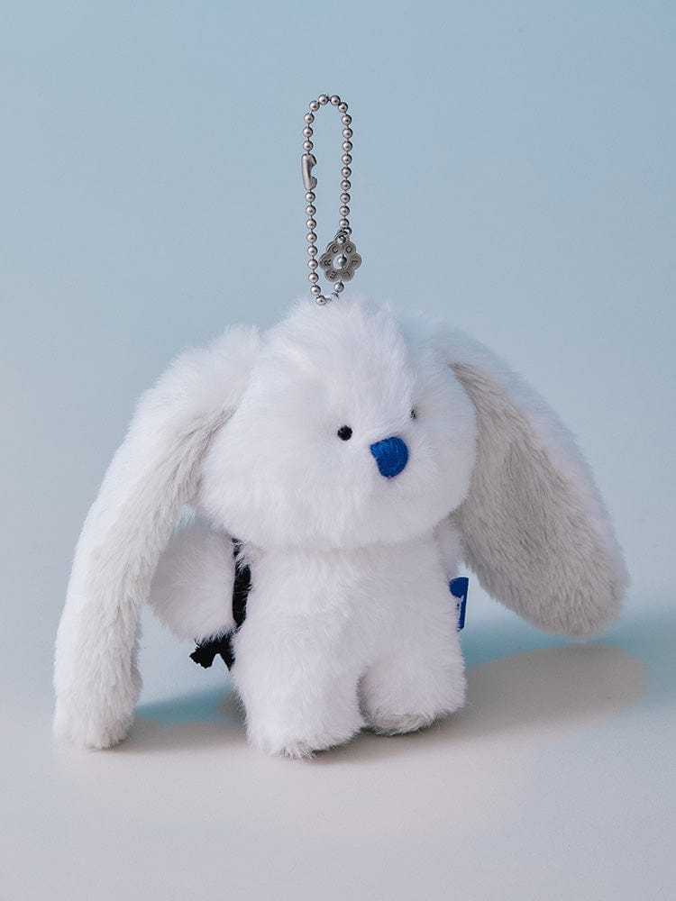NJX Collet Bunny Flush Keyring (WHITE)