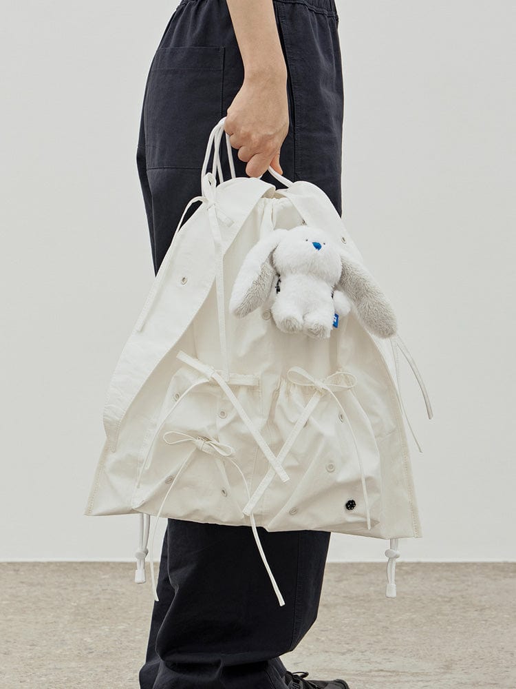 NJX Collet Bunny Flush Keyring (WHITE)