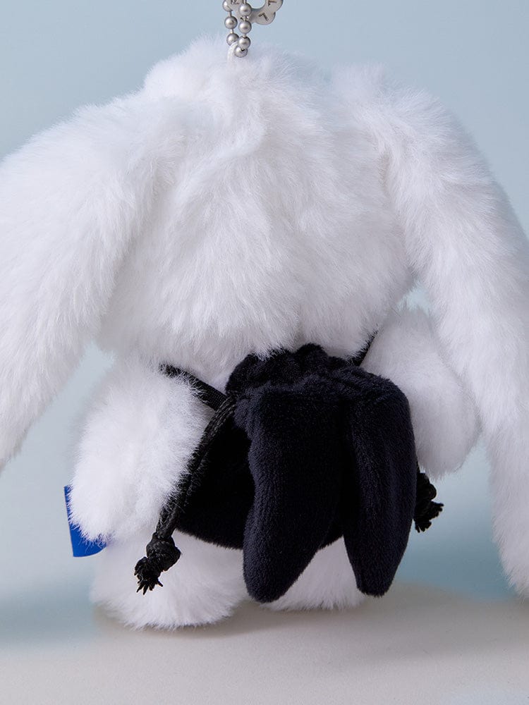 NJX Collet Bunny Flush Keyring (WHITE)