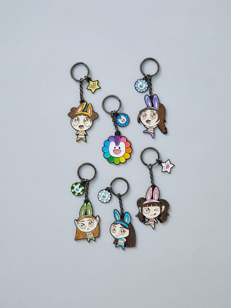New Jeans x MURAKAMI Metal Keyring