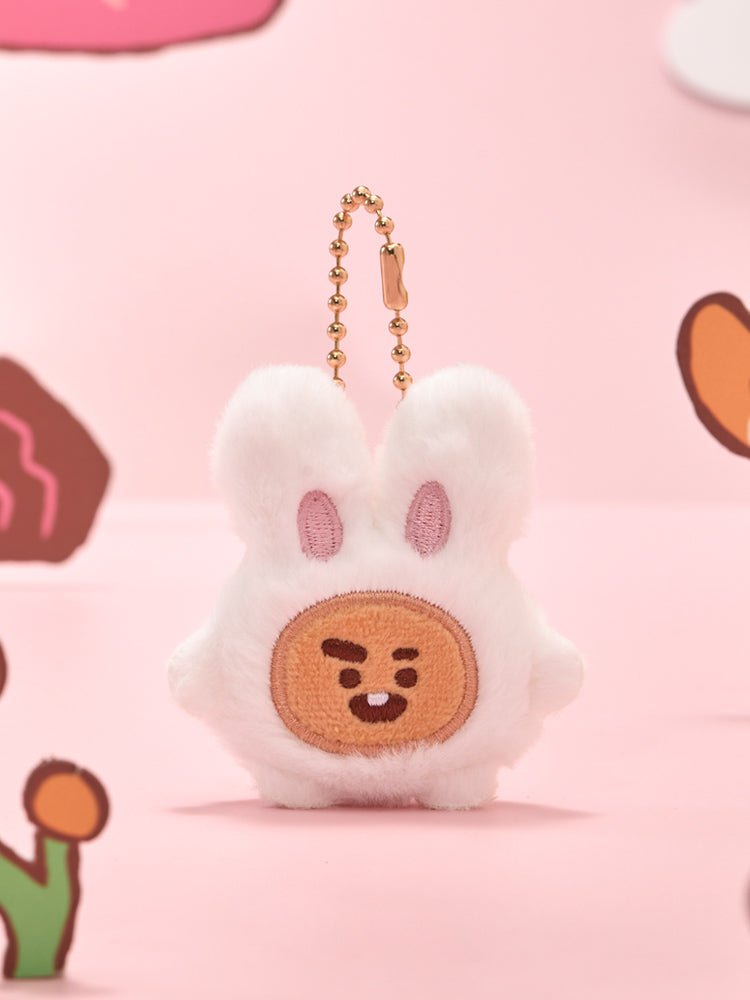BT21 K-Rabbit Flat Doll Key Ring