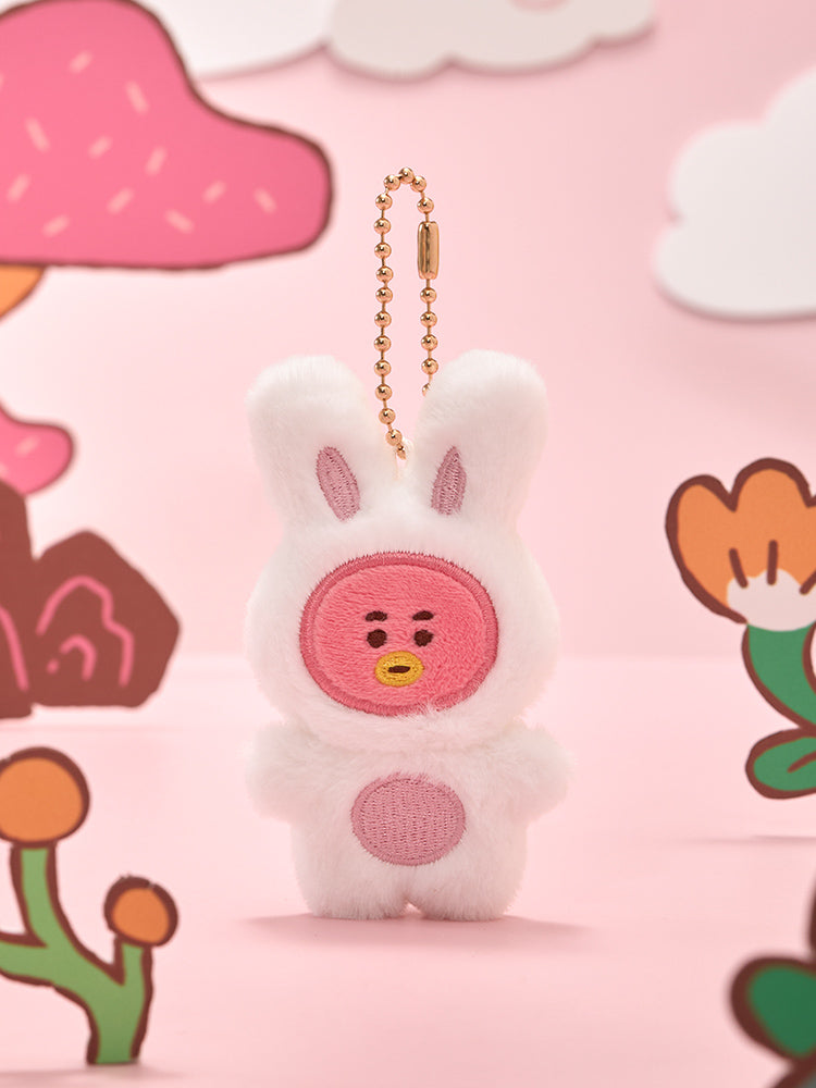 BT21 K-Rabbit Flat Doll Key Ring