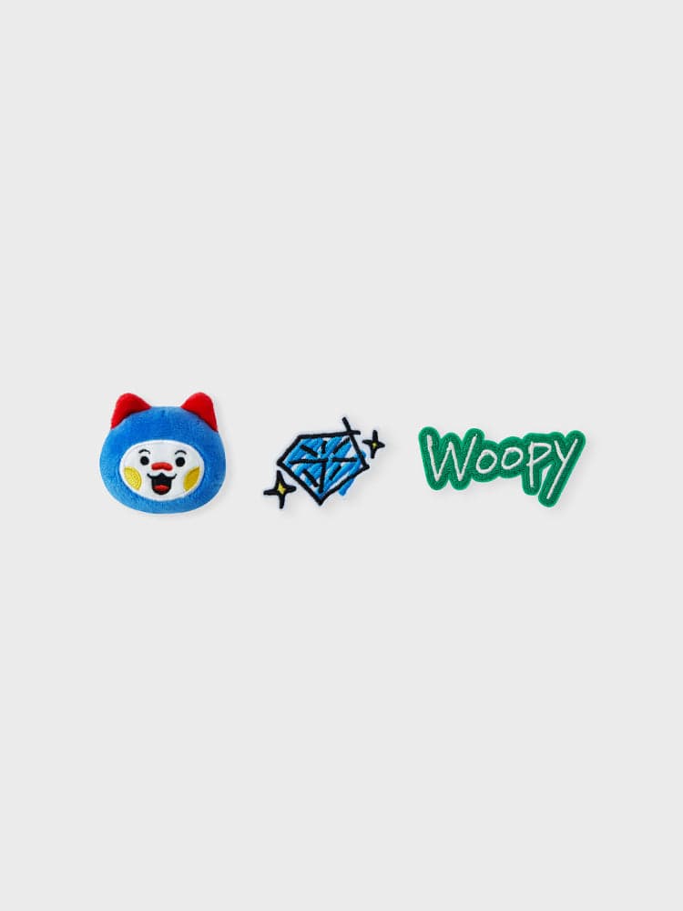 TRUZ WOOPY Artist Doll Badge Set