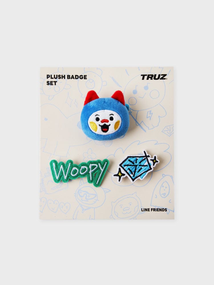 TRUZ WOOPY Artist Doll Badge Set